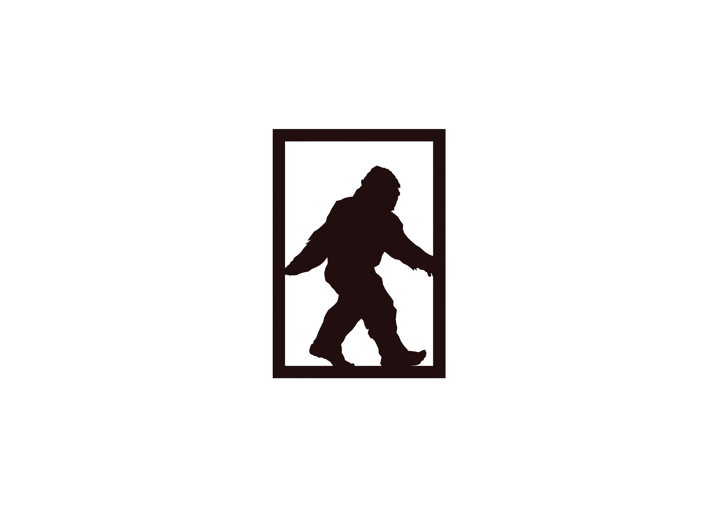 The Real Bigfoot silhouette
